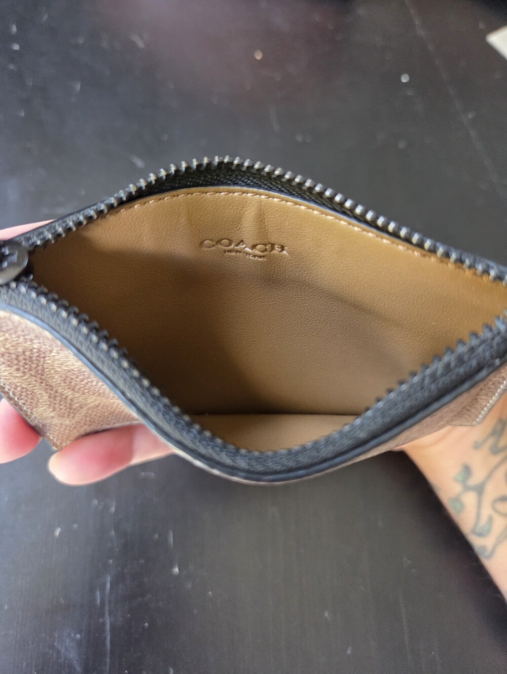 Coach Card Case Zipper Wallet - Picture 5 of 6